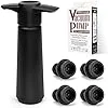Wine vacuum pump with 4 stoppers